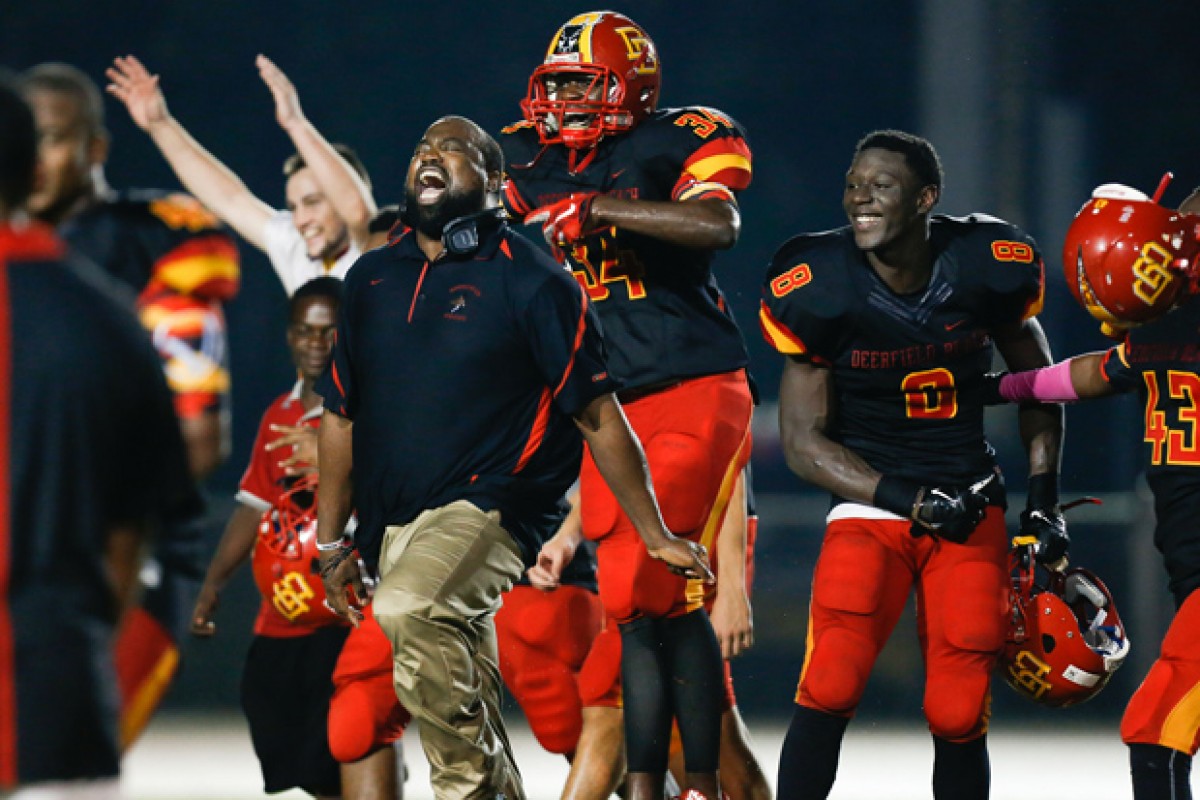 DEERFIELD BUCKS COME OFF HUGE VICTORY OVER #2 NATIONALLY RANKED ST. THOMAS TO PLAY DISTRICT RIVAL DOUGLAS EAGLES