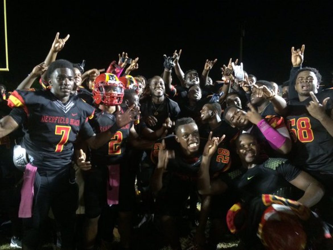 DEERFIELD BEACH BUCKS TAKE THE DISTRICT  8A-11 CHAMPIONSHIP DEFEATING THE BENGALS 38-0
