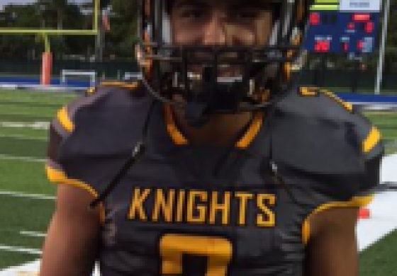 2015 Best RB – Dade & Broward County Florida ‘HSPN Best RB Fan Poll’ – Student Athlete Javier Zuniga With 2.5GPA