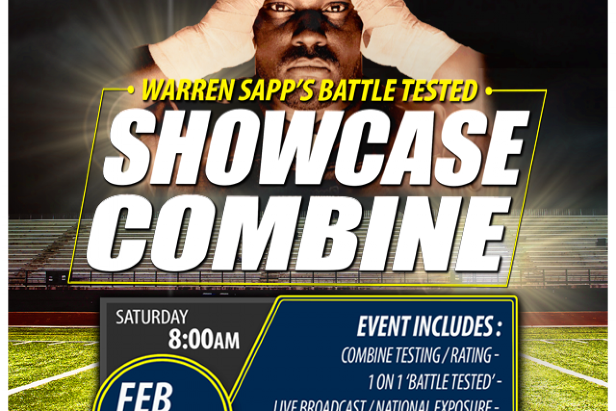 Warren Sapp “Battle Tested” Showcase Combine