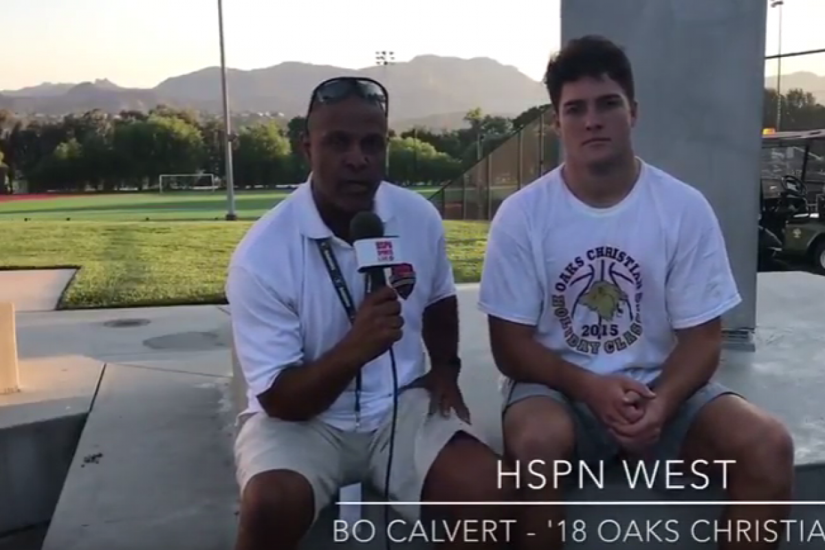 HSPN WEST™ PLAYER INTERVIEWS – Oaks Christian vs Edison Game Day Preview – California