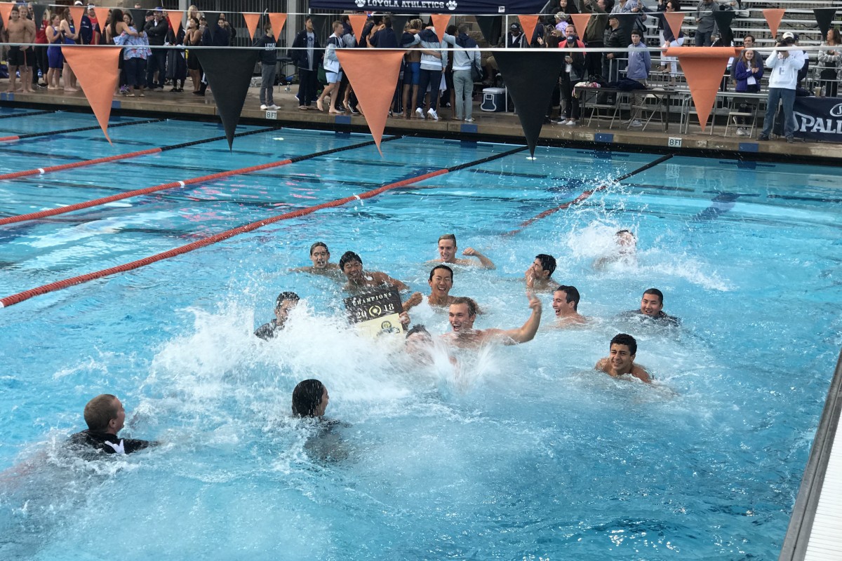 “A First For All”:  HSPN WEST Covers 2018 Southern California HS Swimming and Diving Championships
